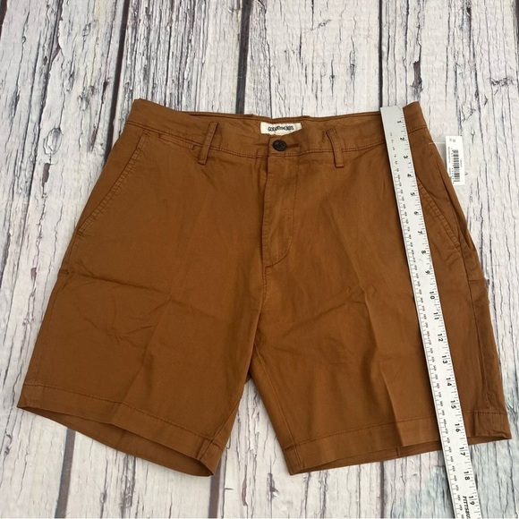 Goodthreads Men’s Slim-fit Flat-front Comfort Stretch Chino Brow short Sz 30W - Picture 6 of 12